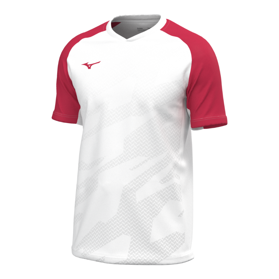 Mizuno Game Shirt Meisaigara White/Red